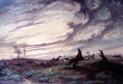 Horses Of The North Australian Expedition — Thomas Baines