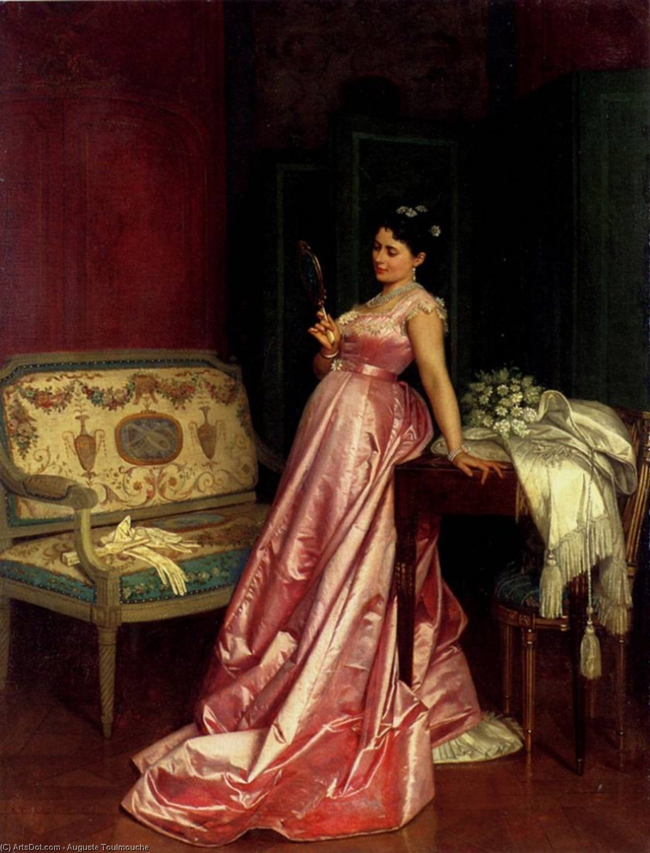 The Admiring Glance — Auguste Toulmouche