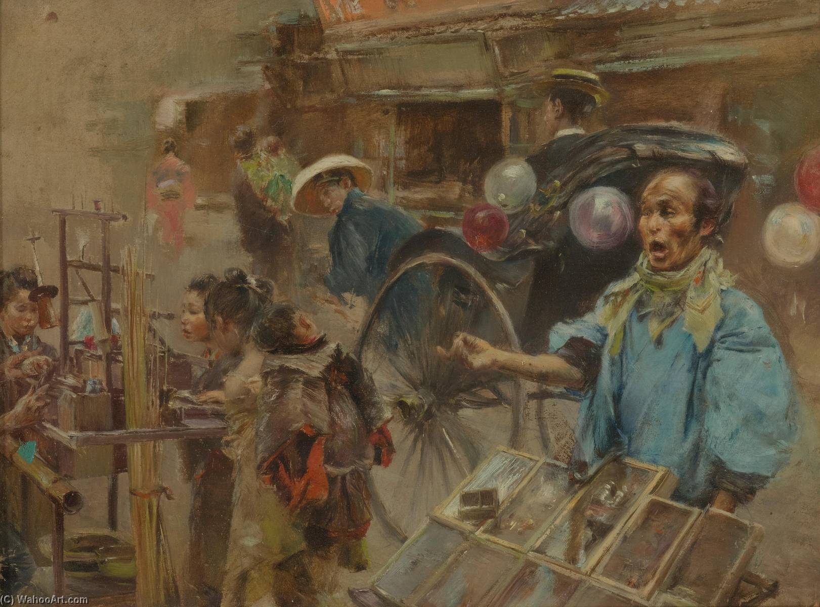 Street Market — Robert Frederick Blum