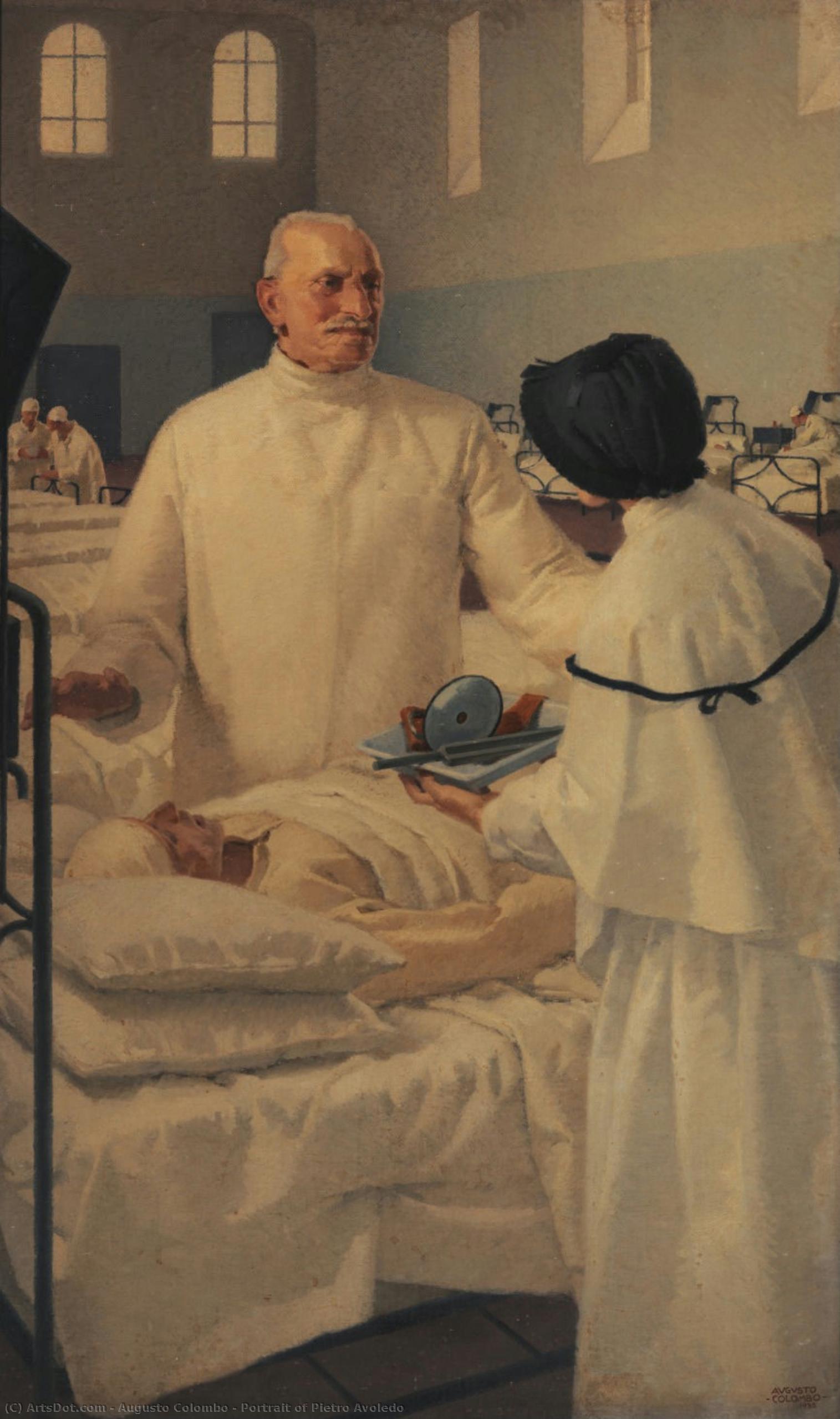 Portrait Of Pietro Avoledo — Augusto Colombo