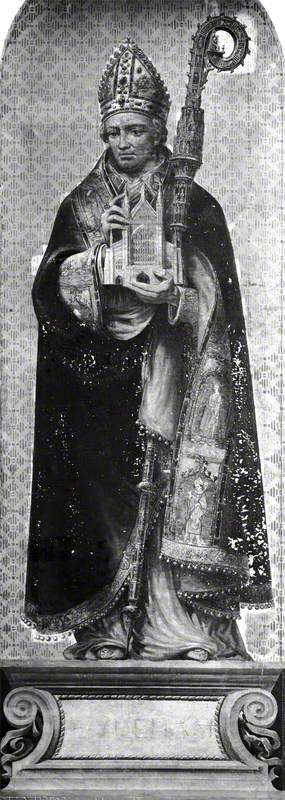 William Of Wykeham (1320–1404) (design For A Mosaic In The Victoria And Albert Museum) — Richard Burchett