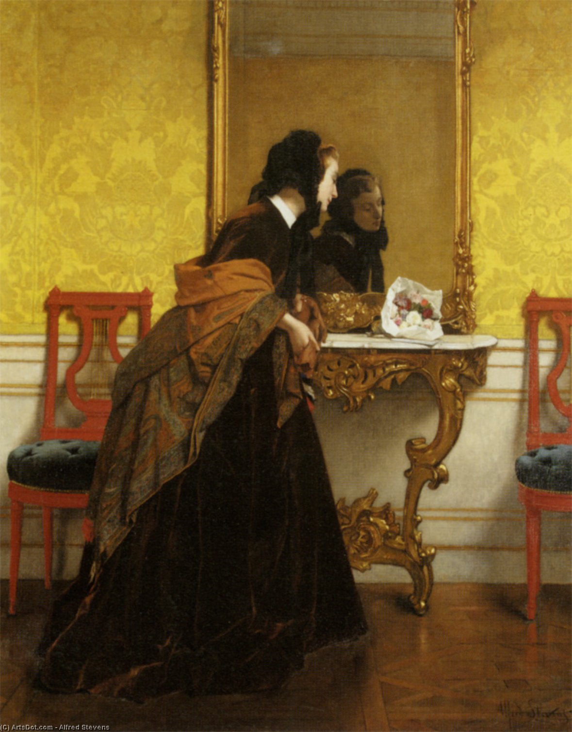 Le Bouquet — Алфред Стивенс