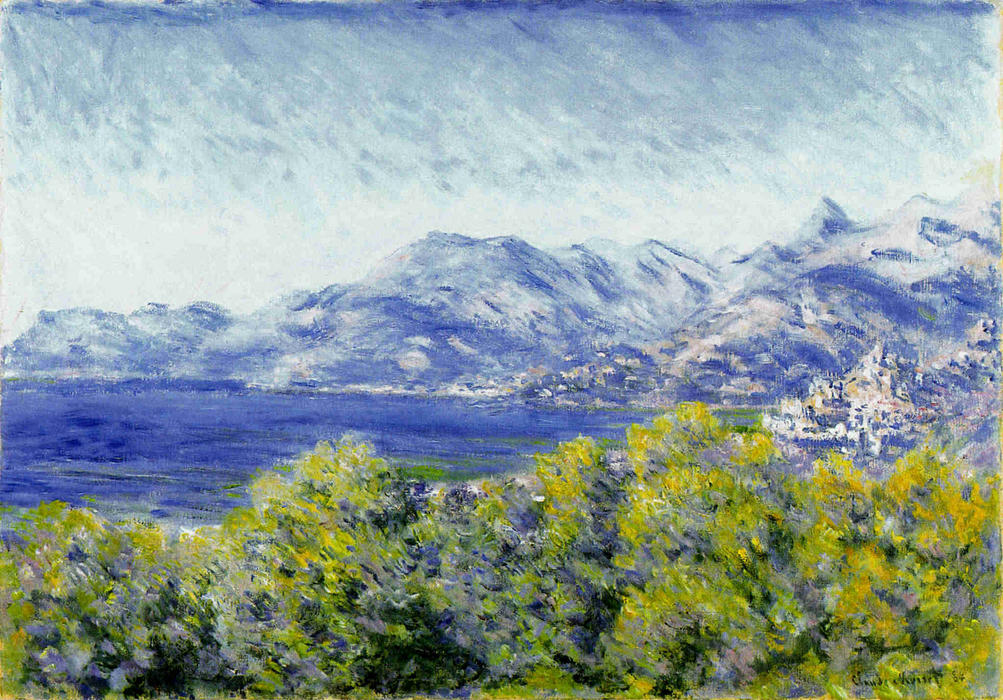 View Of Ventimiglia — Claude Monet