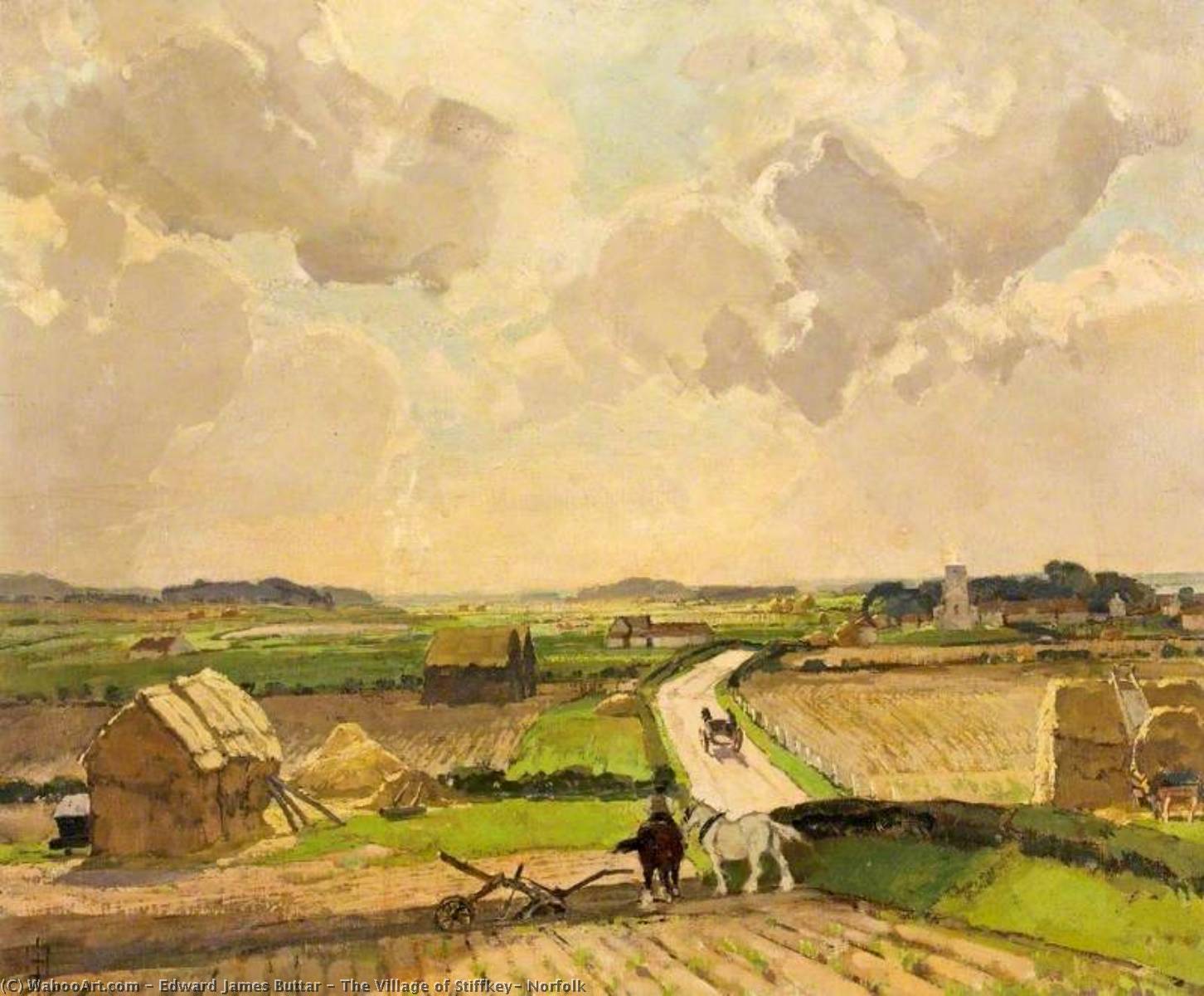 The Village Of Stiffkey, Norfolk — Edward James Buttar