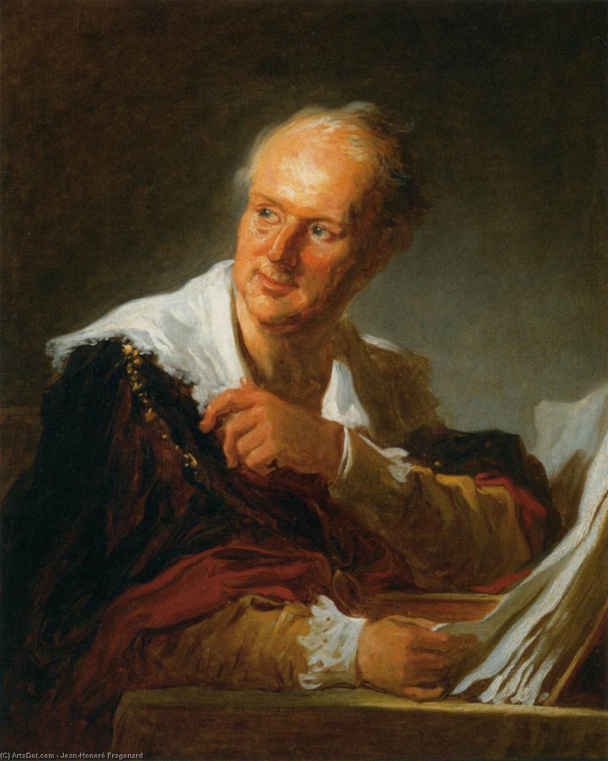 Denis Diderot (fantasiegestalt) — Jean-honoré Fragonard