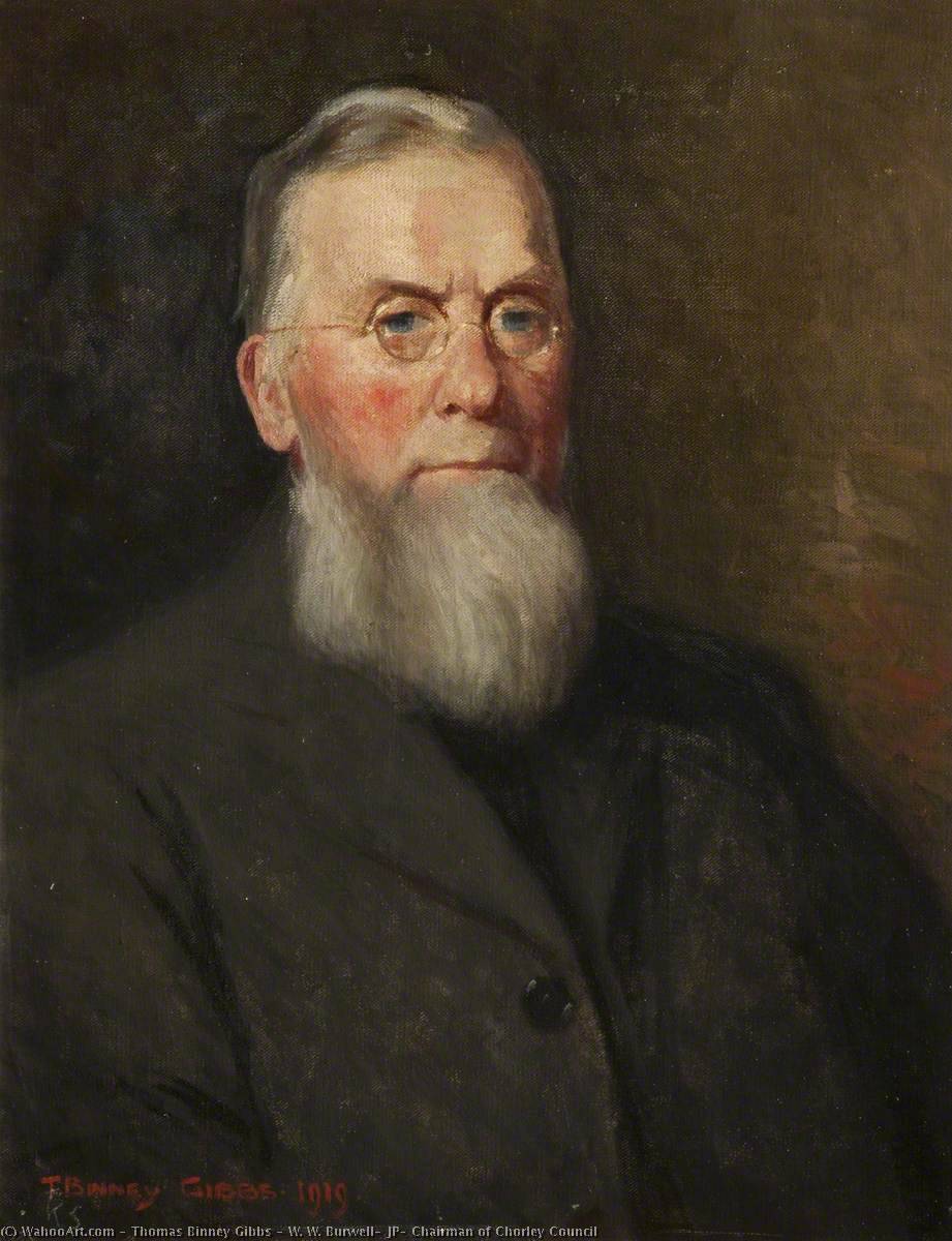 W. W. Burwell, Jp, Chairman Of Chorley Council — Thomas Binney Gibbs