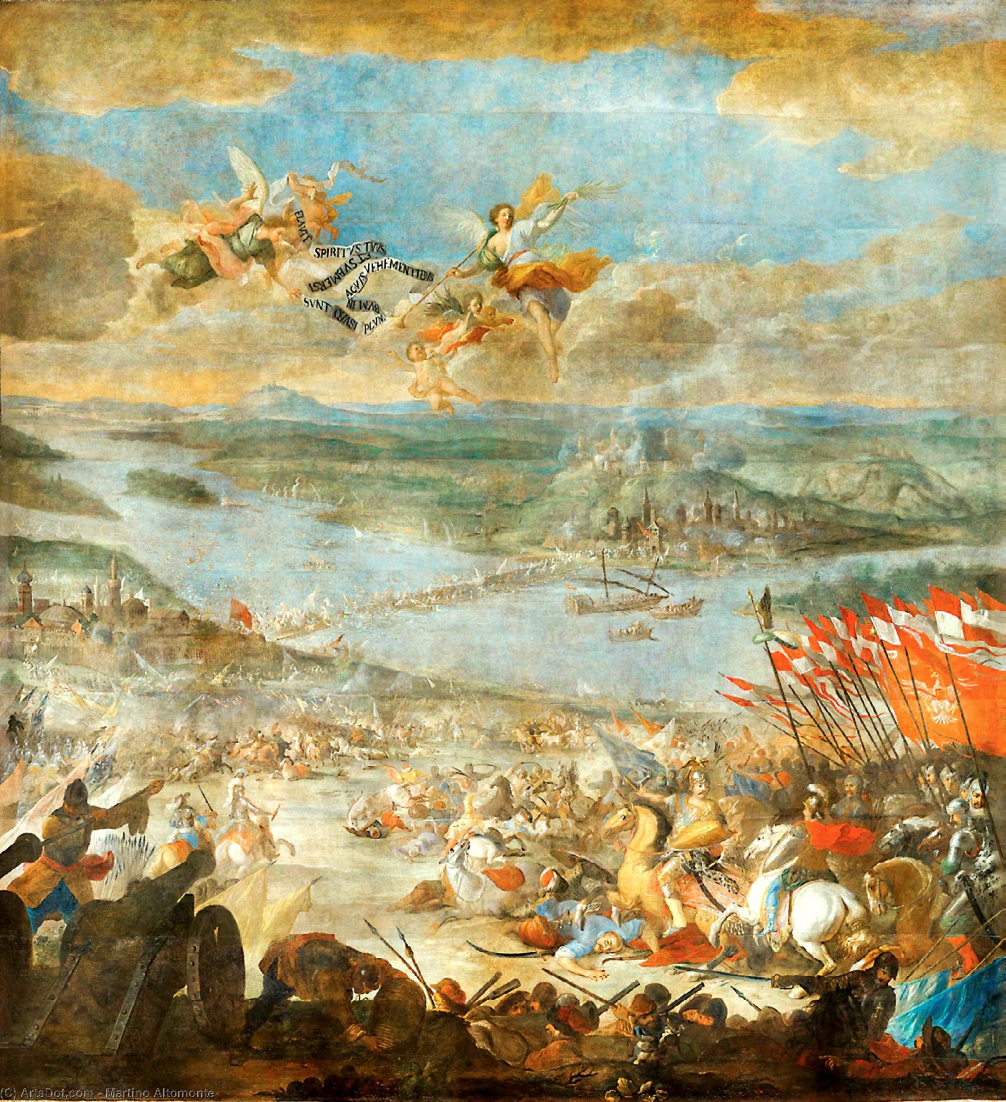Battle Of Parkany — Martino Altomonte