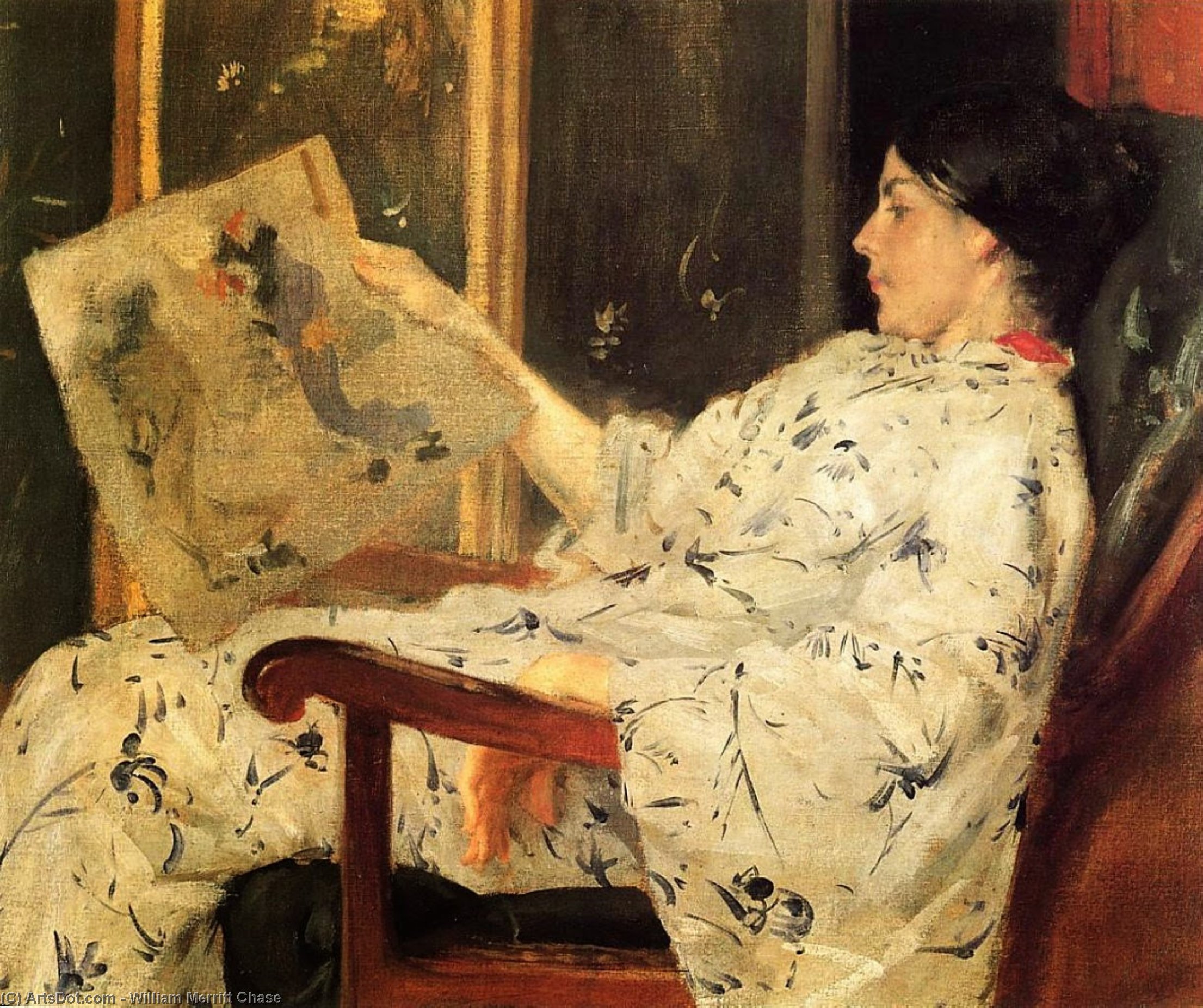 Japanese Print — William Merritt Chase