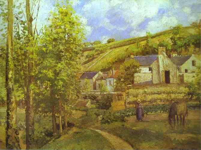 The Hermitage At Pontoise — Camille Pissarro