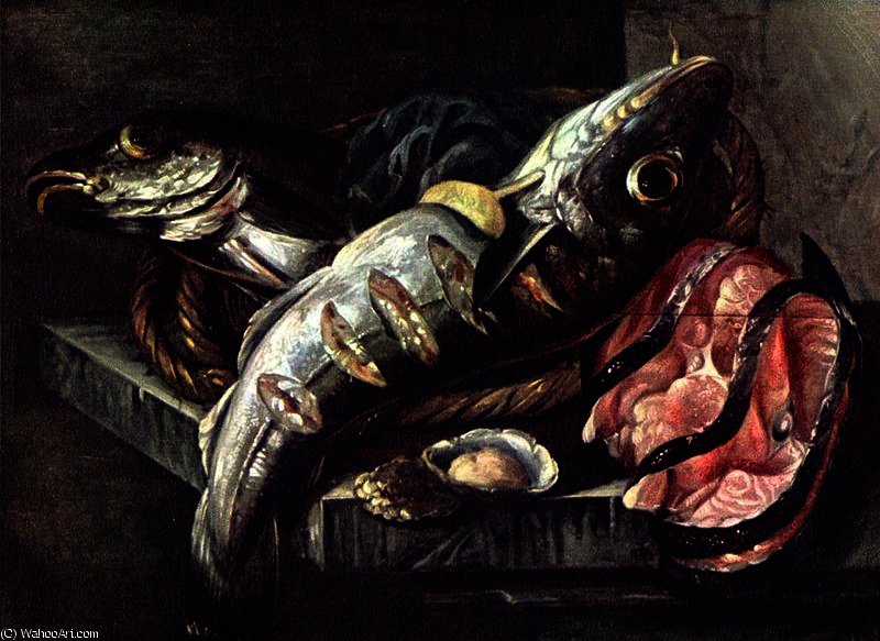 Stilleben Mit Fischen — Abraham Hendricksz. Van Beyeren