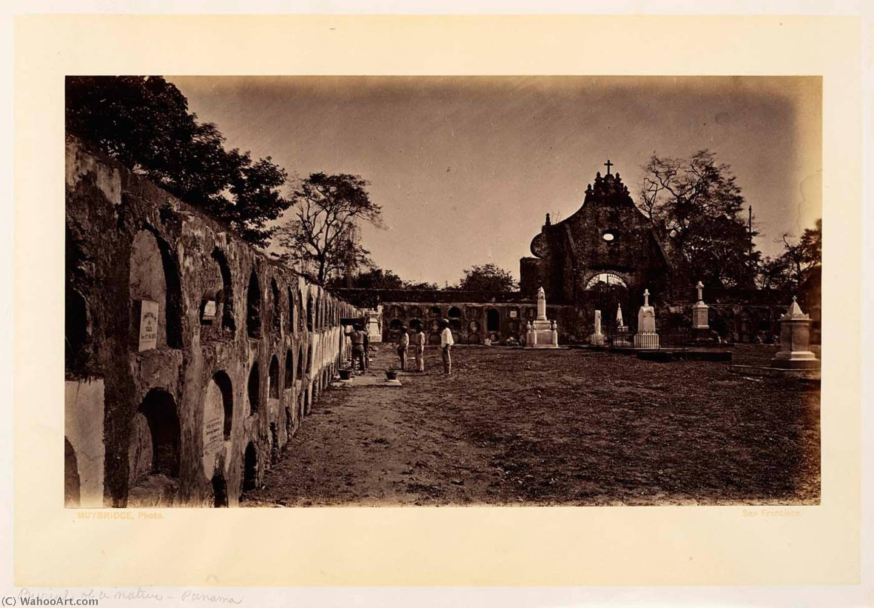 Burial Of A Native Panama — Eadweard J Muybridge