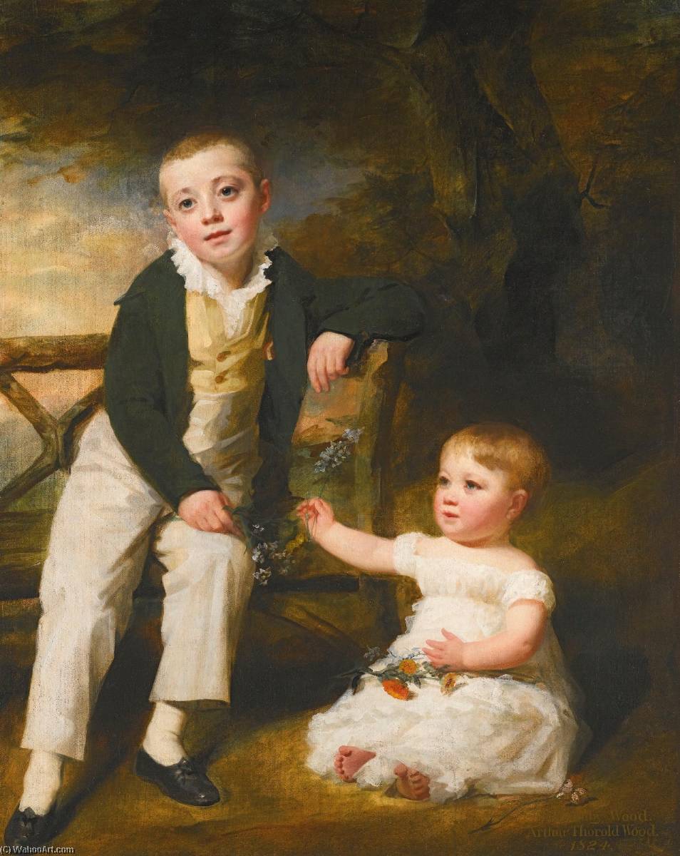 Portrait Of Willoughby And Arthur Wood — Henry Raeburn