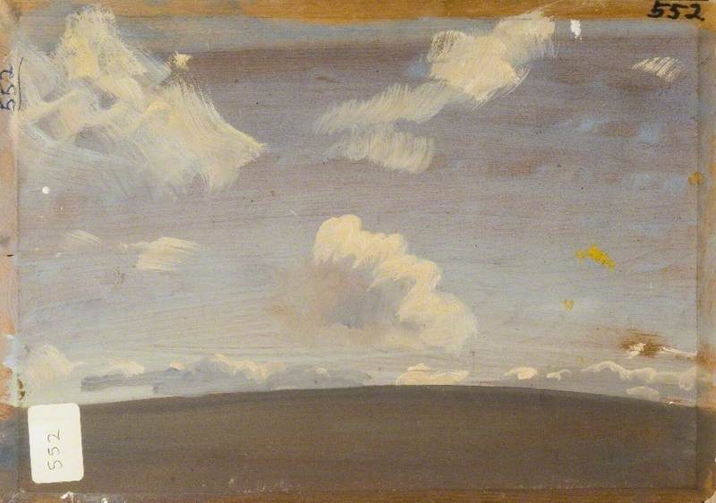 Study Of A Landscape (verso) — Sir Alfred James Munnings
