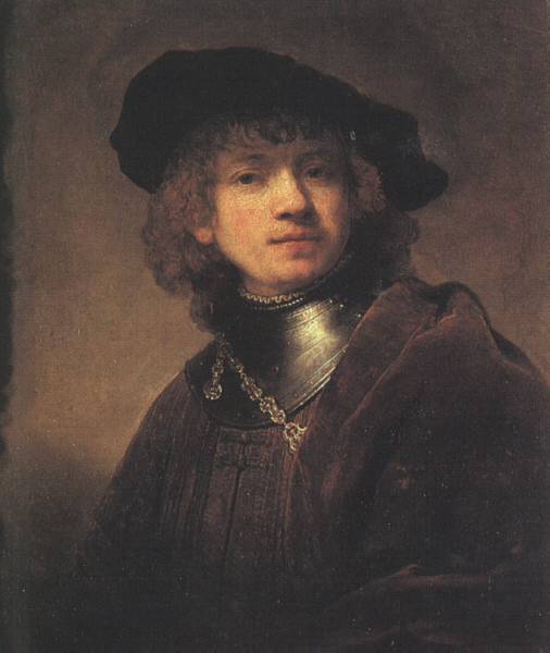 Selbstporträt Uffizi — Rembrandt Van Rijn