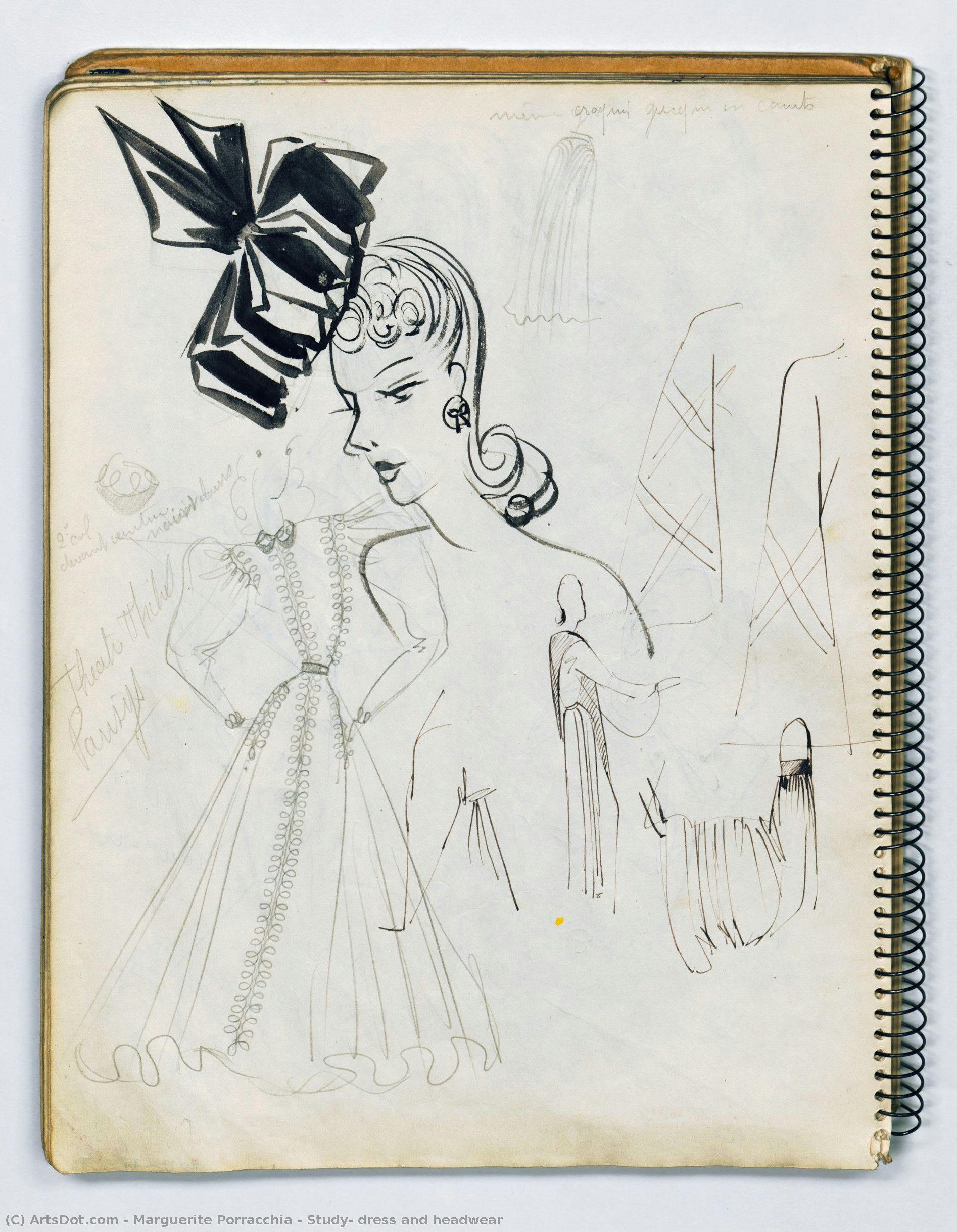 Study: Dress And Headwear — Marguerite Porracchia