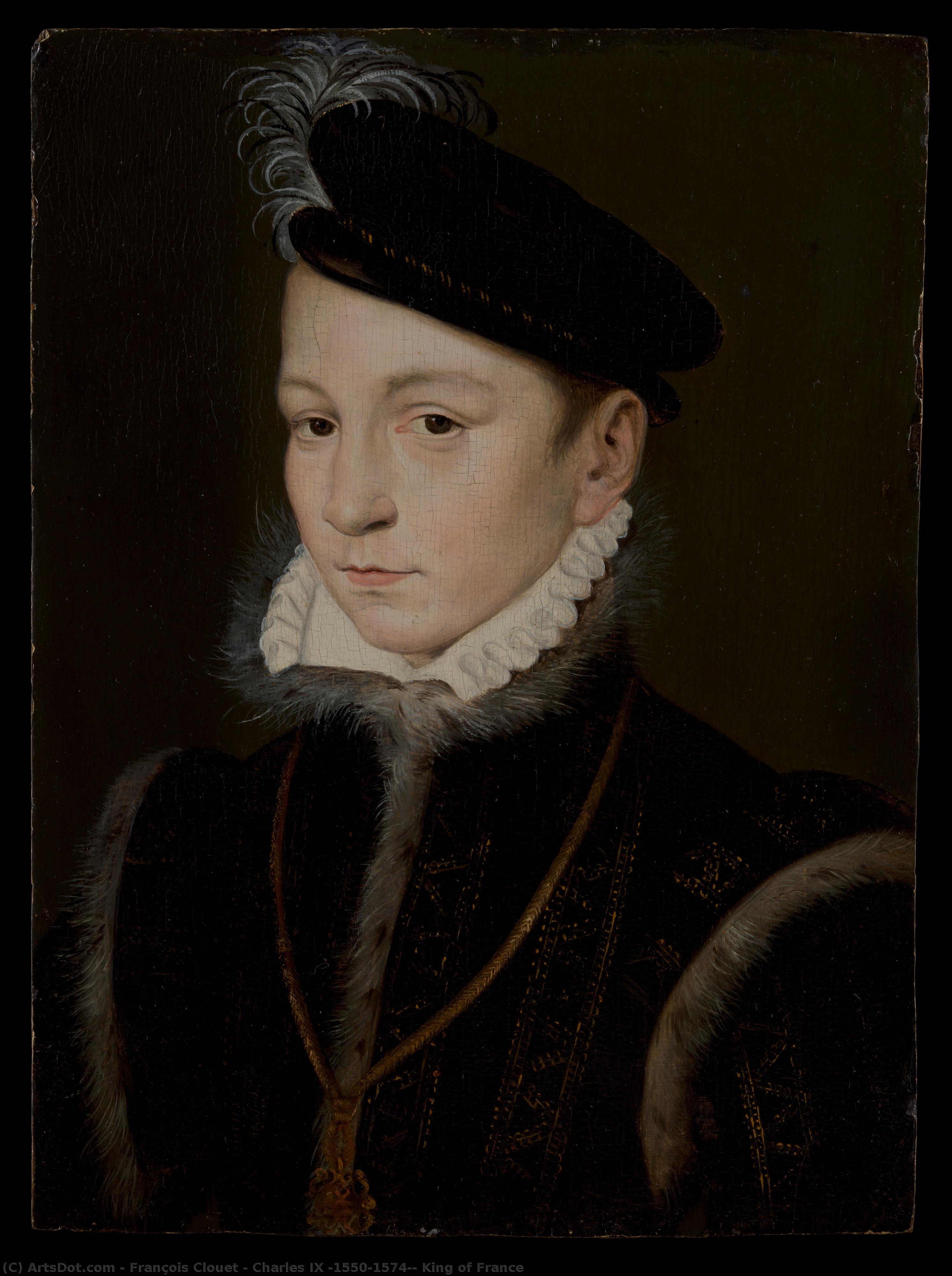 Charles Ix (1550–1574), King Of France — François Clouet