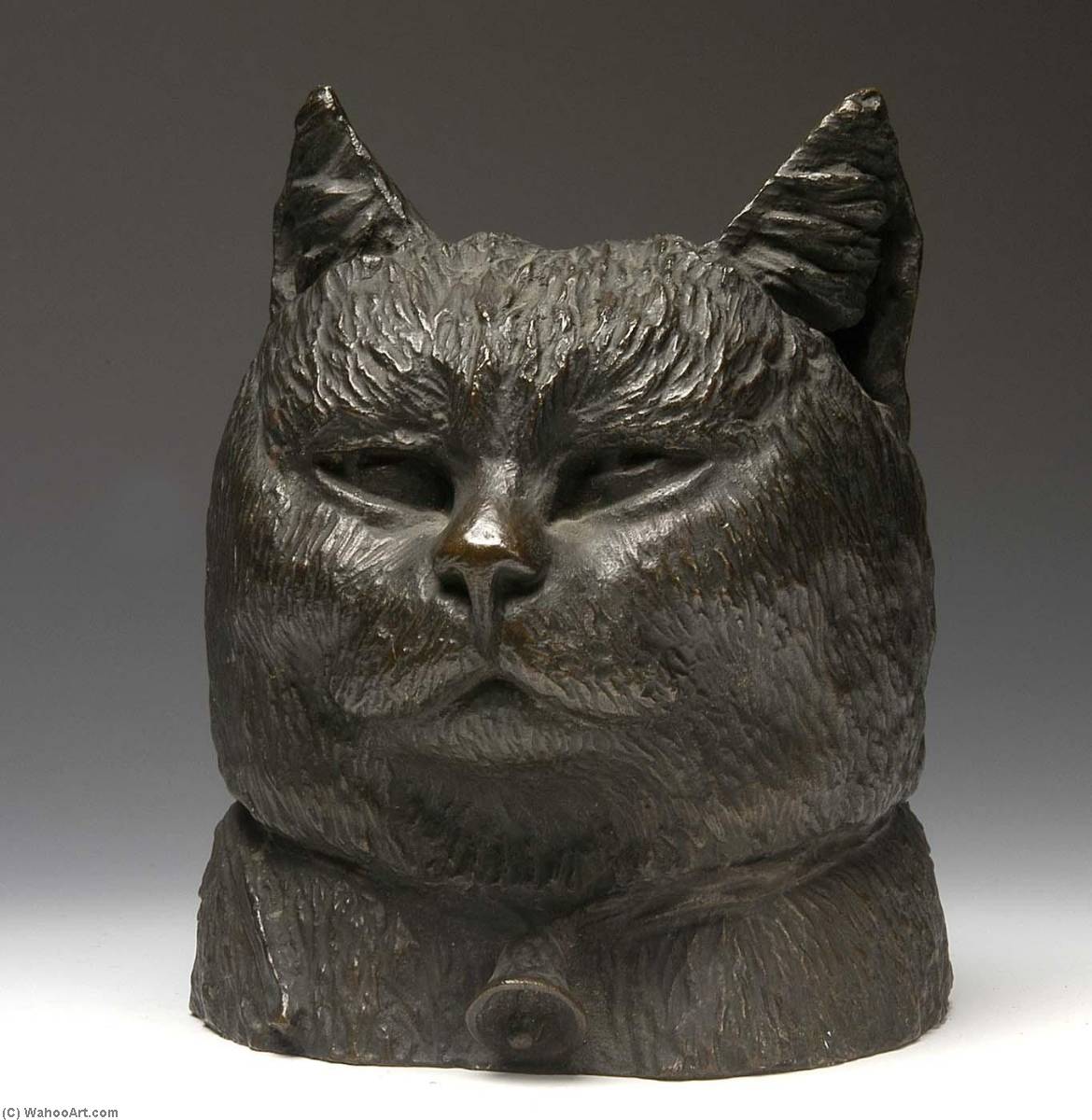 Head Of A Cat — Paul Wayland Bartlett