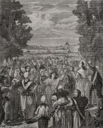 The Women March On Versailles — Hippolyte De La Charlerie