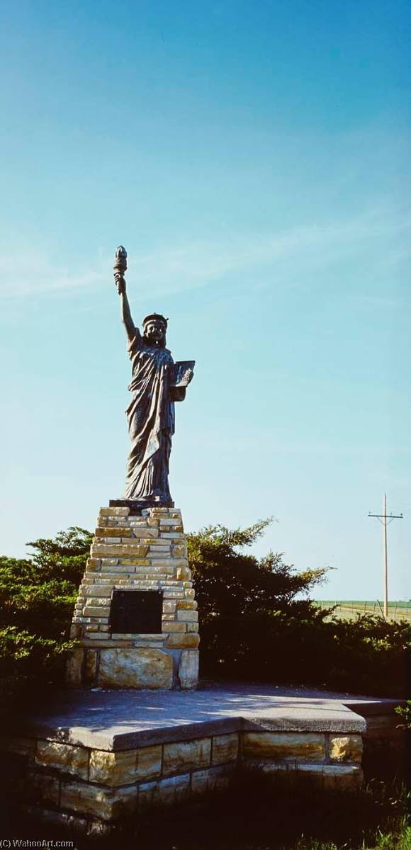 Statue Of Liberty, Harlan, Kansas, From The Portfolio Statues Of Liberty — Arthur Taussig