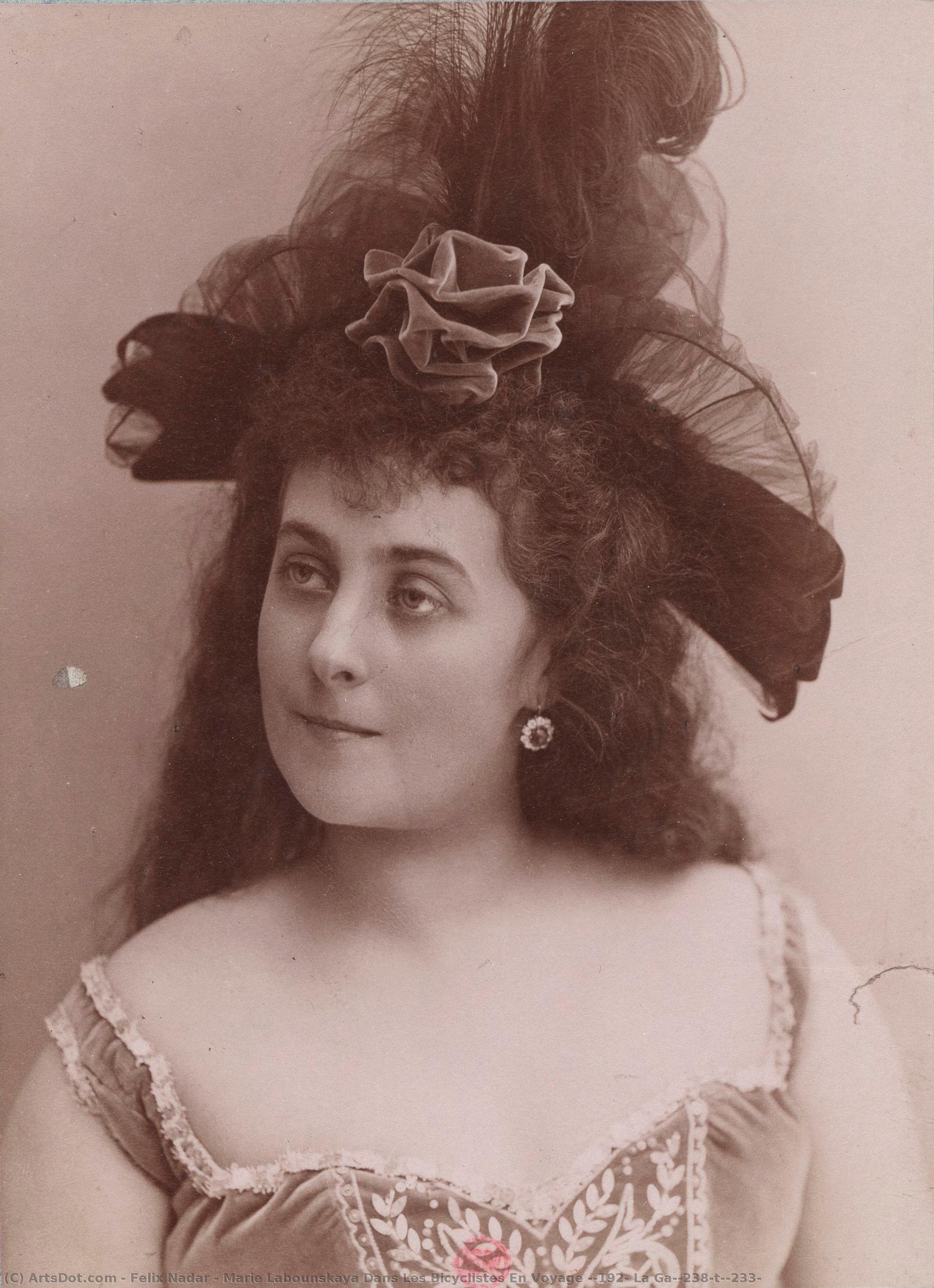 Marie Labounskaya Dans Les Bicyclistes En Voyage À La Gaîté — Félix Nadar