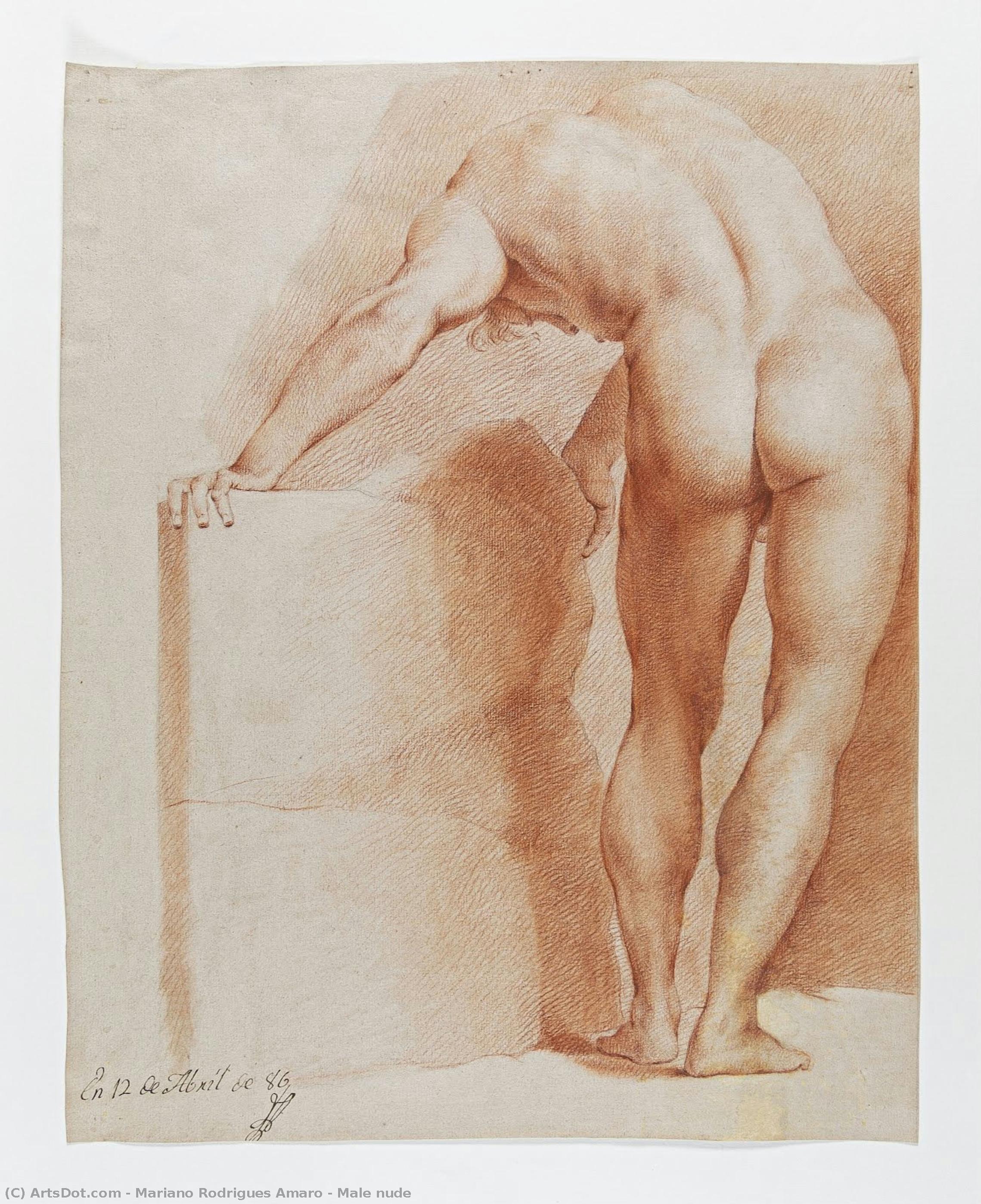Male Nude — Mariano Rodrigues Amaro