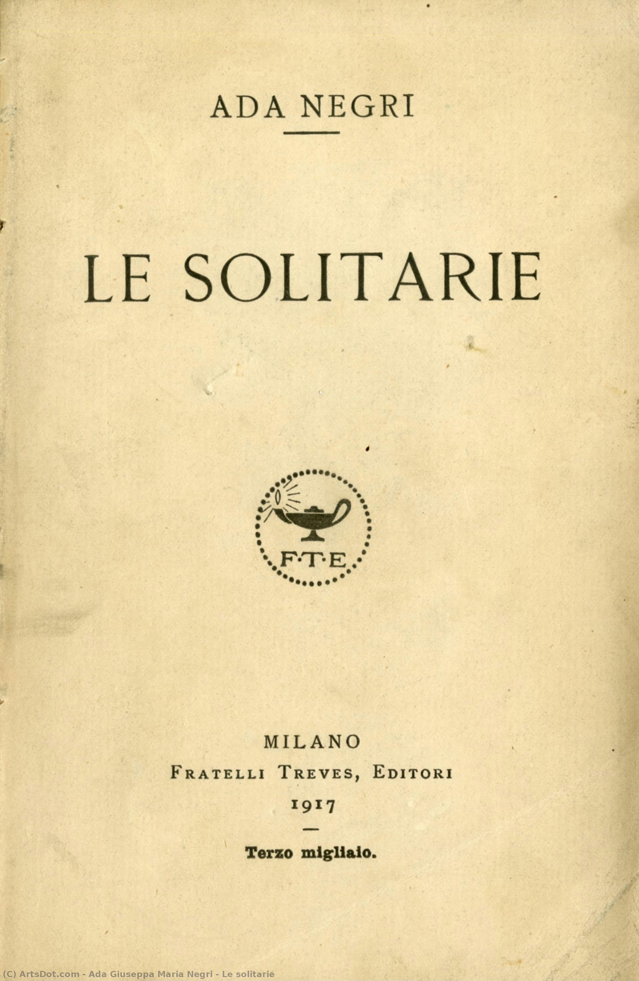Le Solitarie — Ada Giuseppa Maria Negri