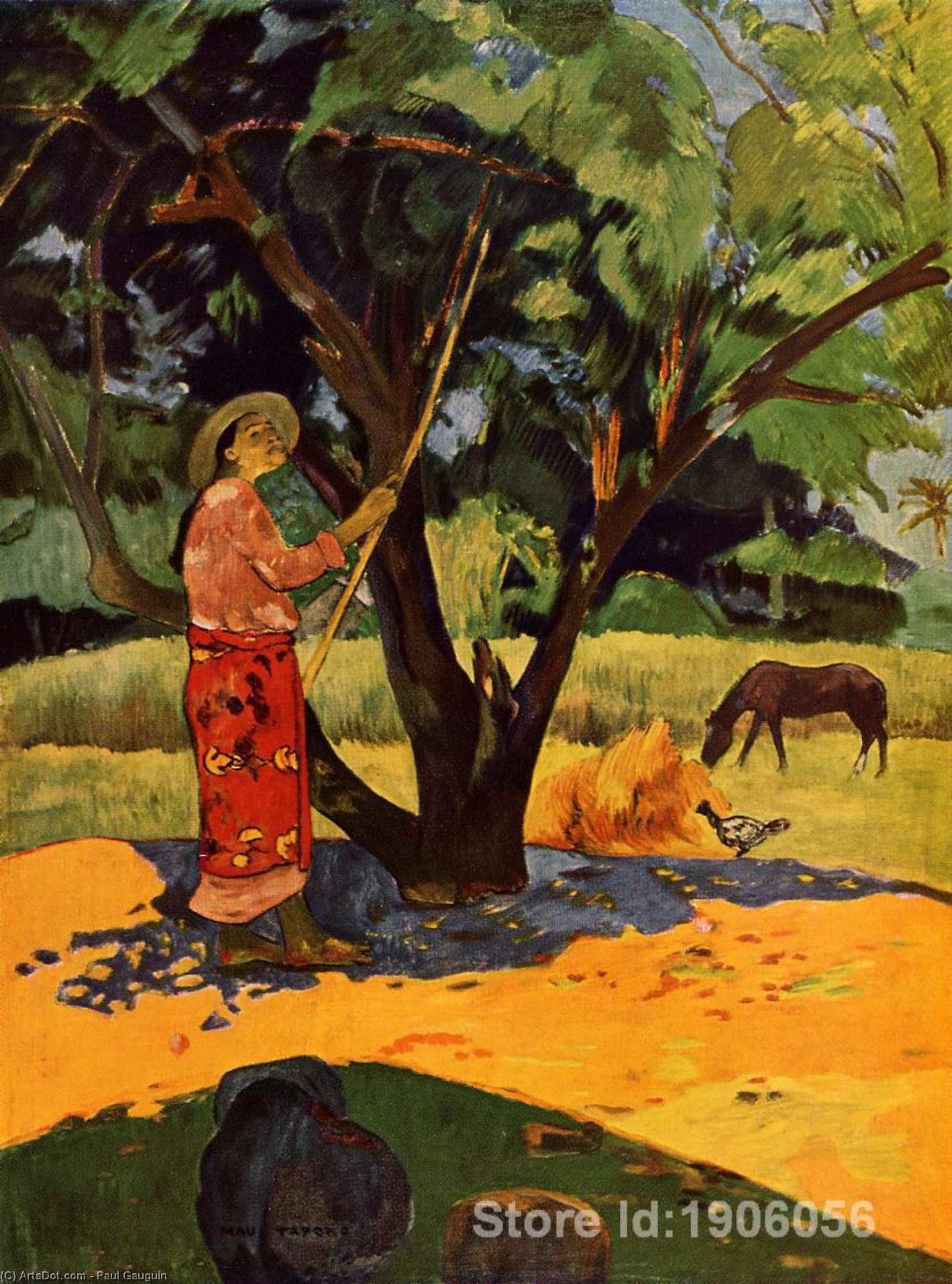 Meu Taporo (also Known As Picking Lemons) — Eugène Henri Paul Gauguin