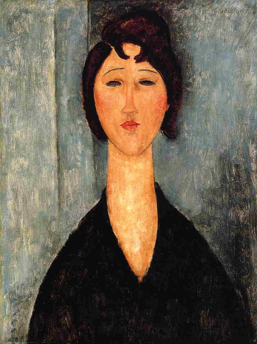 Portrait Of A Young Woman — Amedeo Clemente Modigliani