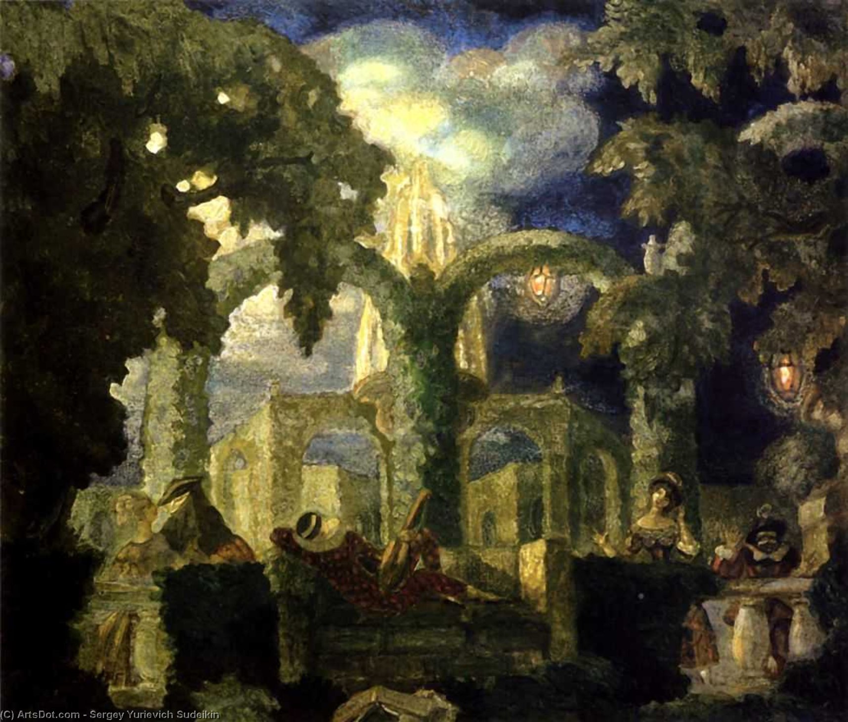 Harlequin's Garden — Sergey Yurievich Sudeikin