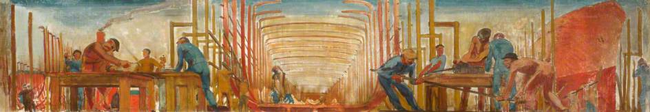 Design For The Portico At The Empire Exhibition — Frank Charles Medworth