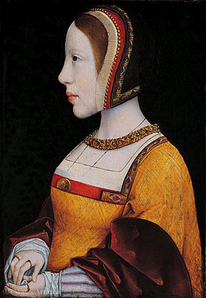 Portrait Of Isabella Of Austria, Queen Of Denmark. — Master Of Magdalen