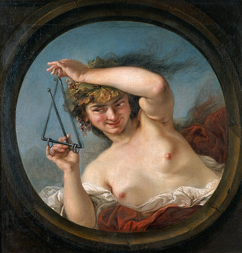 Une Bacchante Jouant Du Triangle — Jean Baptiste Lallemand