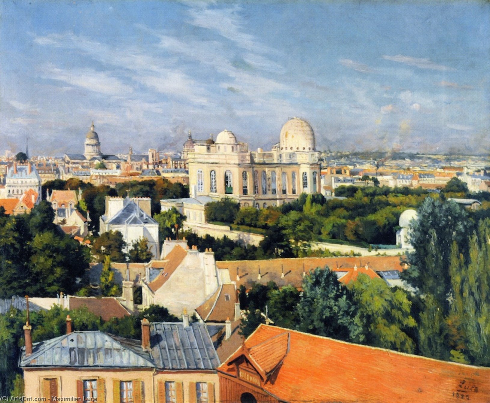View Of The Observatory Quarter (also Known As View Of The Observatory) — Maximilien Luce