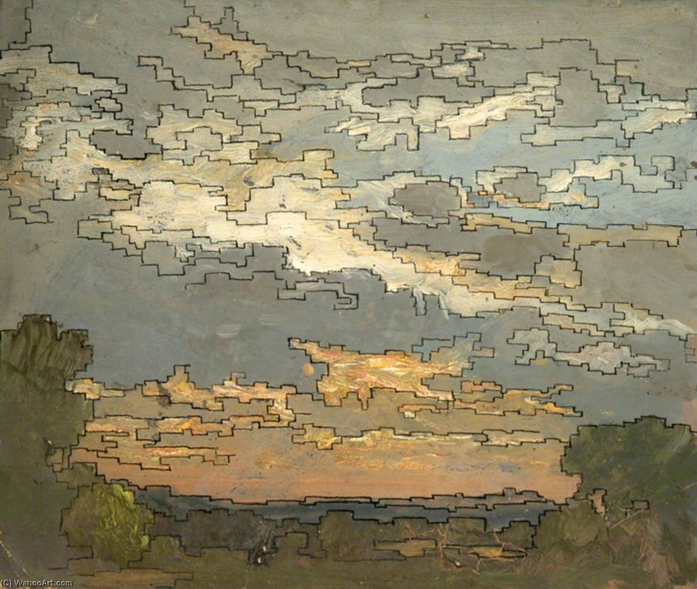 Patterned Waves — Sidney Herbert Sime