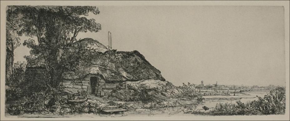 A Large Landscape With A Mill-sail — レンブラント・ファン・レイン