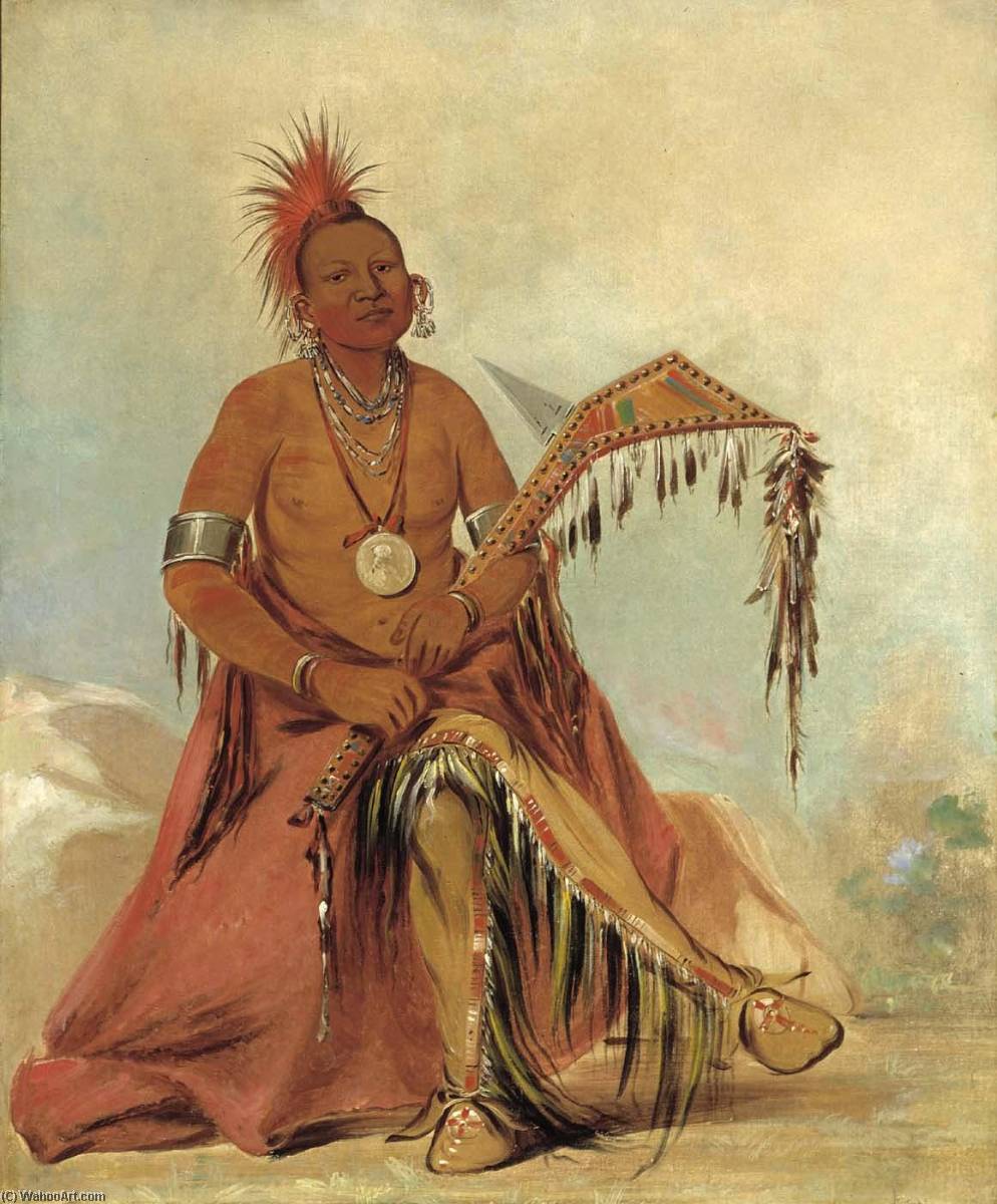Cler Mónt, First Chief Of The Tribe — George Catlin