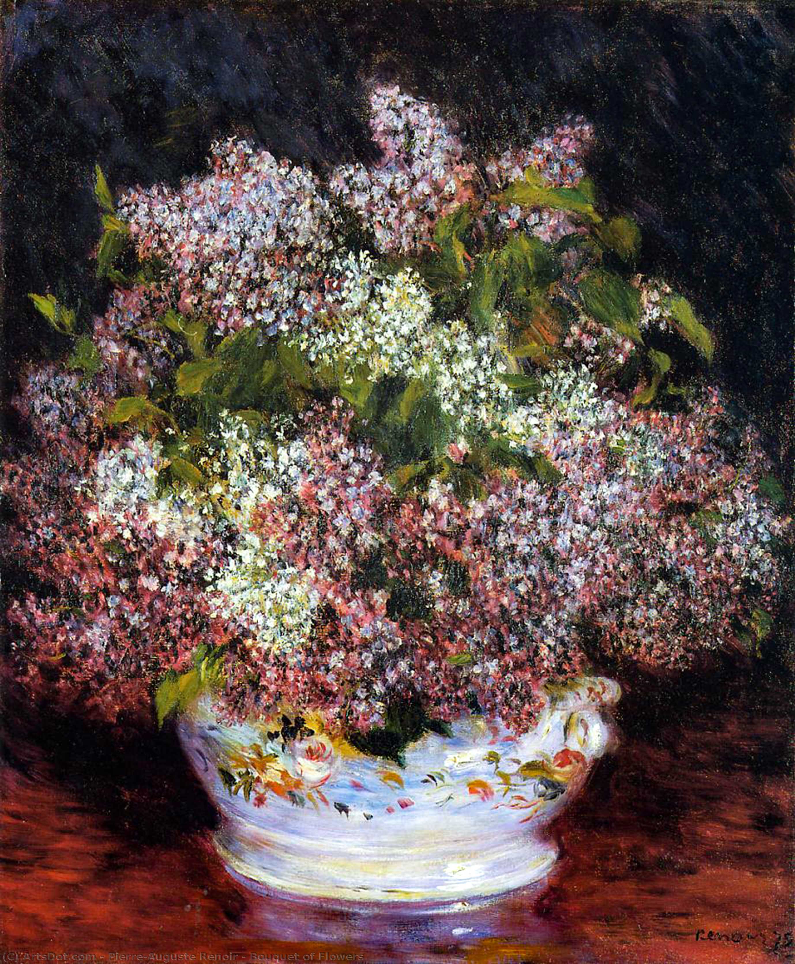 Bouquet Of Flowers — Pierre-auguste Renoir