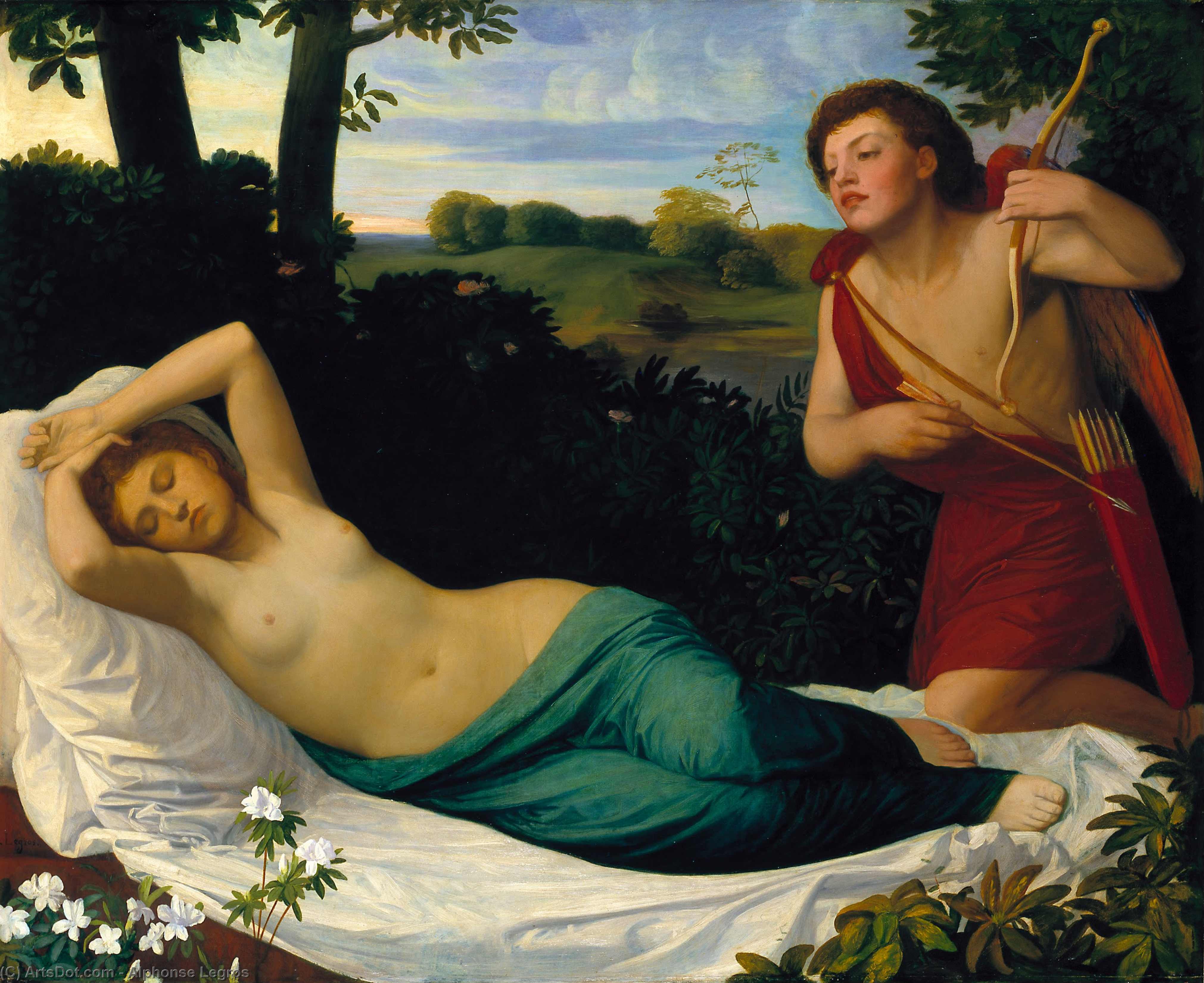 Cupid And Psyche — Альфонс Легрос
