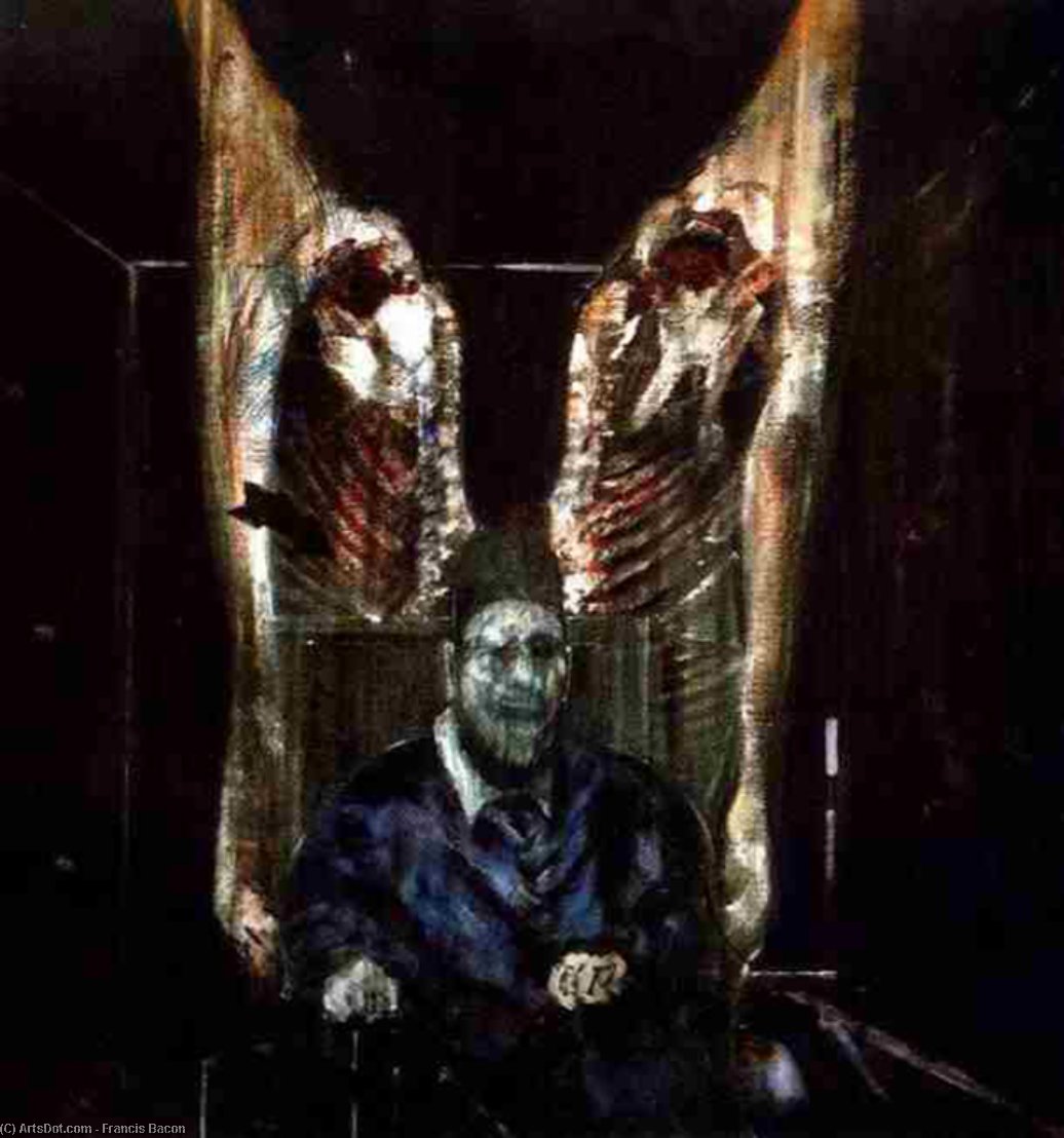 Figure With Meat, 1954 — Френсис Бејкон