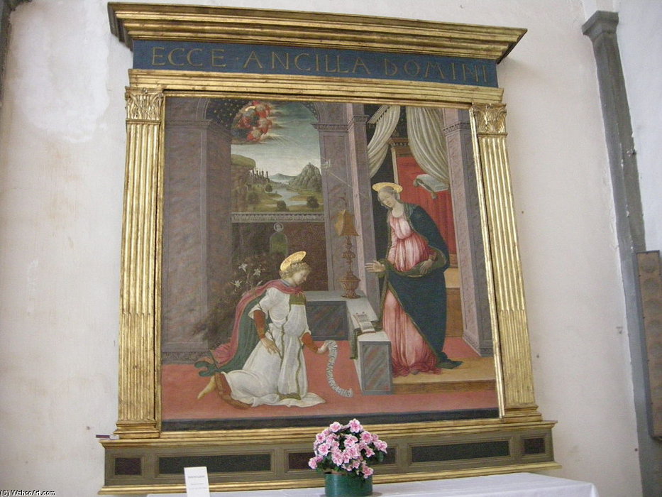 San Giovannino Dei Cavalieri, Maestro Di Stratonice, Annunciazione — Michele Di Michele Ciampanti