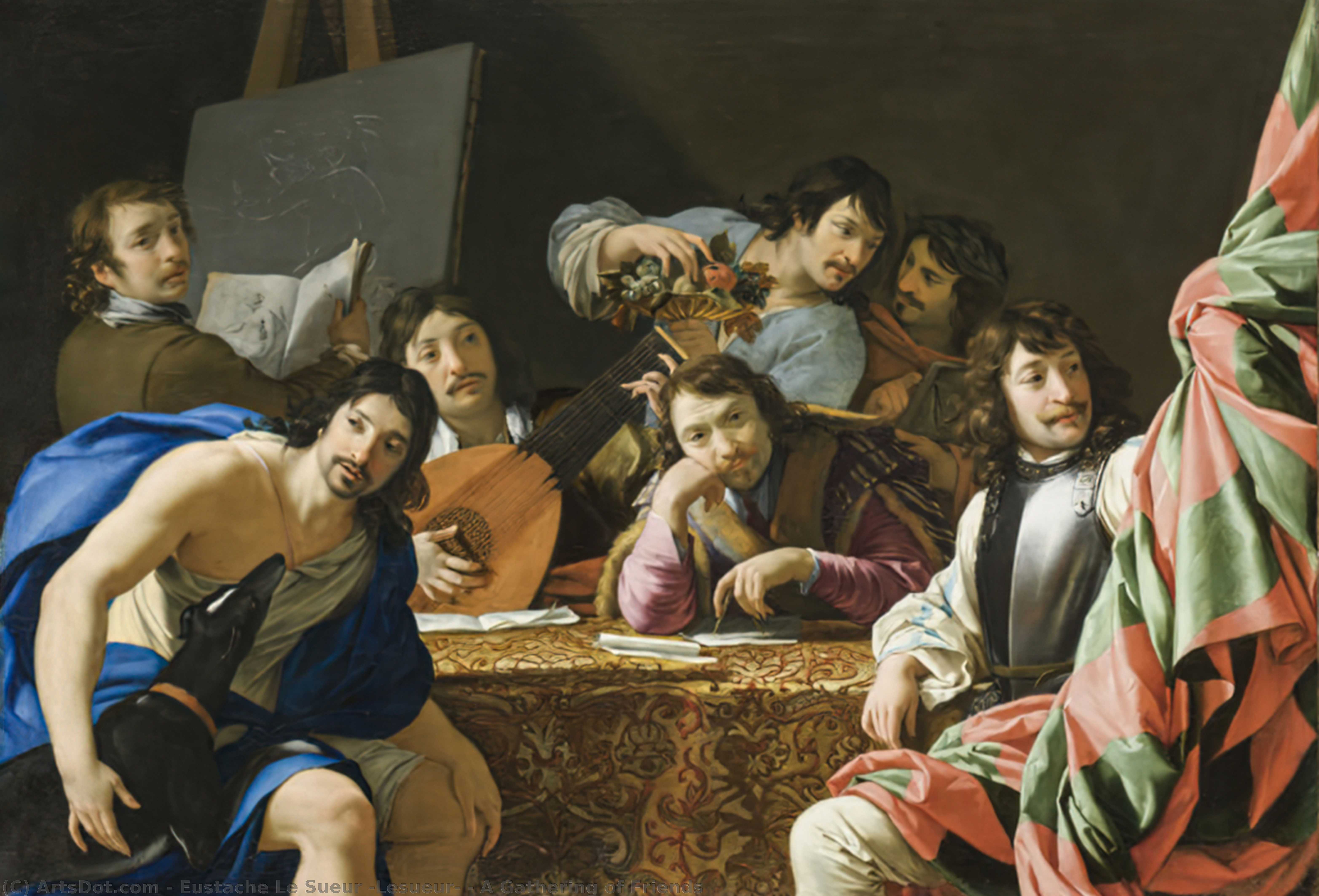 A Gathering Of Friends — Eustache Le Sueur (lesueur)