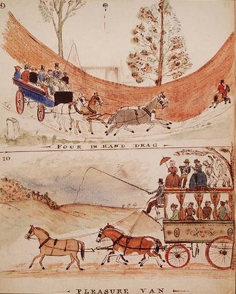 The Four In Hand Drag — William Francis Freelove