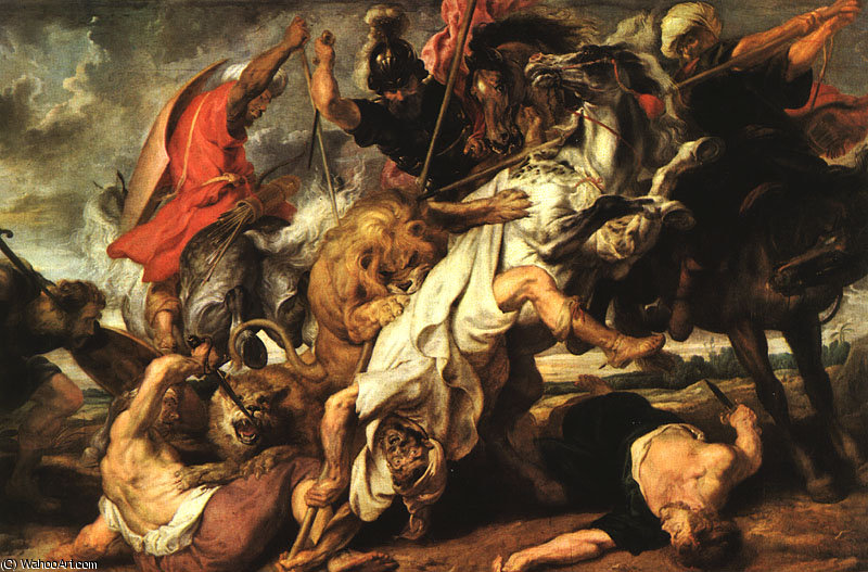 Lion Hunt Alte Pinakothek, Munich — Peter Paul Rubens