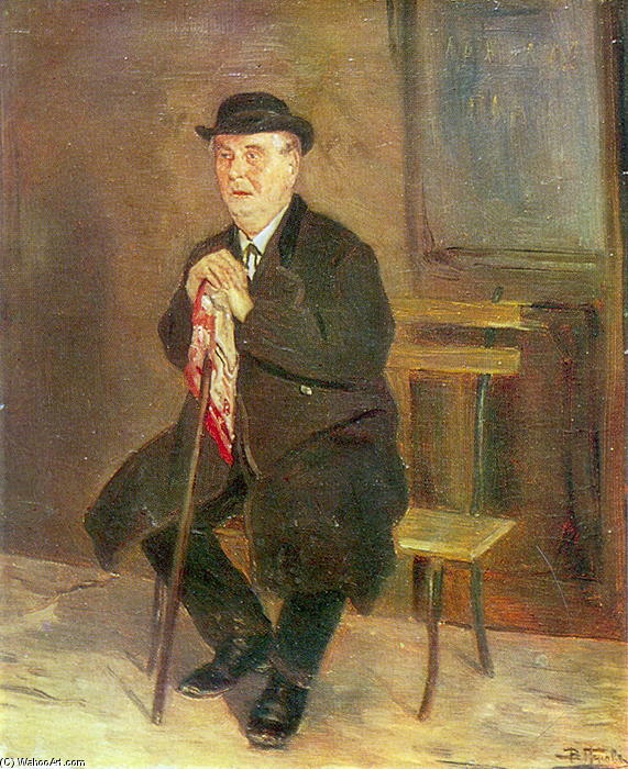 The Old Man On The Bench — Vasily Grigoryevich Perov