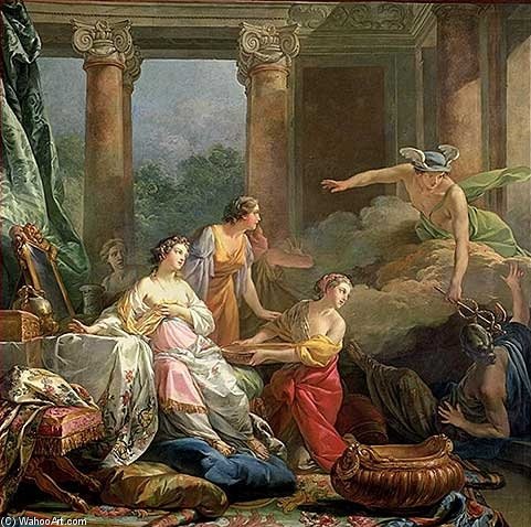 Mercury, Herse And Aglauros — Jean Baptiste Marie Pierre