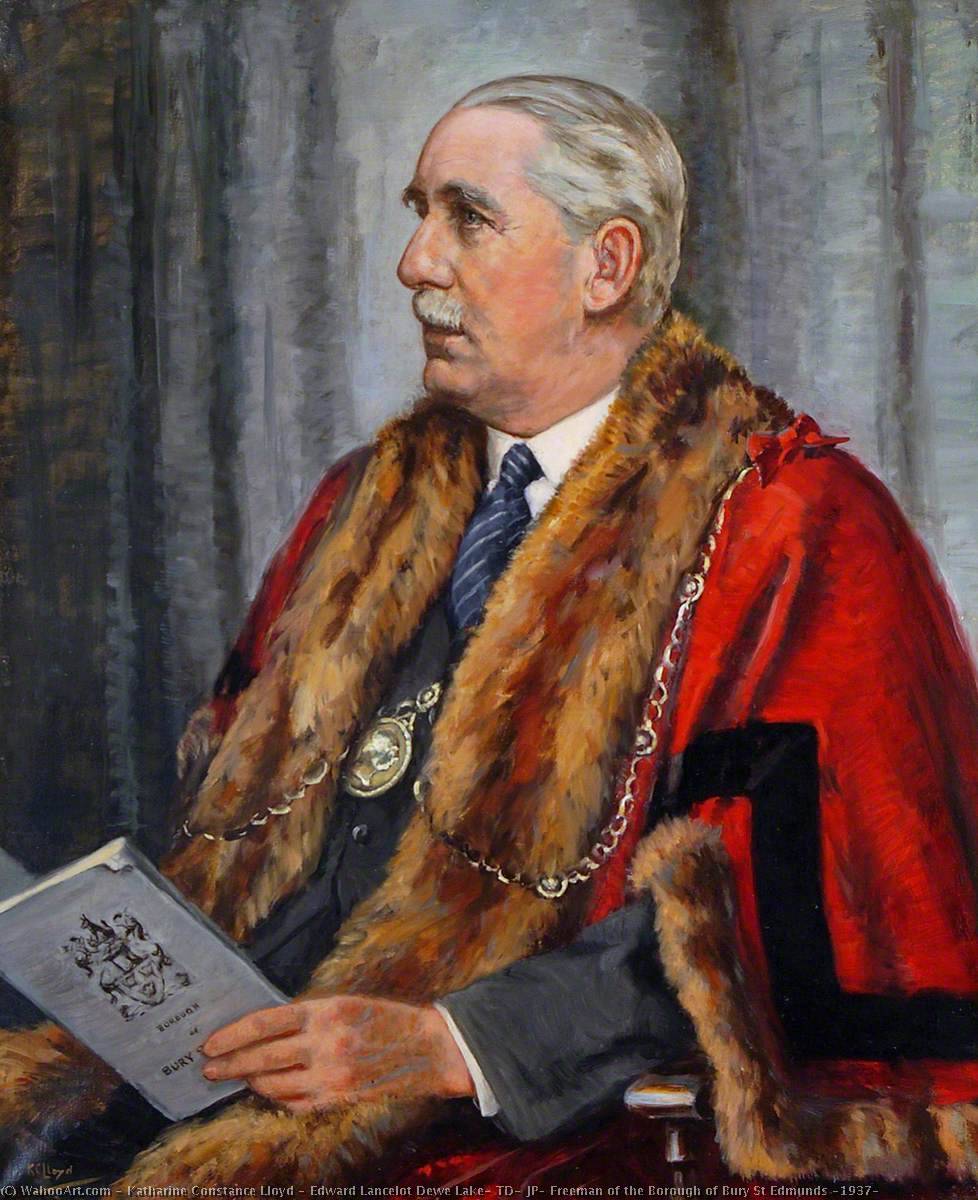 Edward Lancelot Dewe Lake, Td, Jp, Freeman Of The Borough Of Bury St Edmunds (1937) — Katharine Constance Lloyd