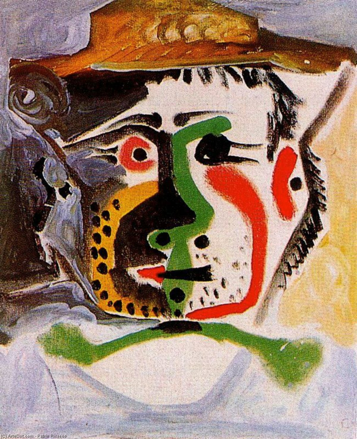 Head Of A Man 16 — Pablo Picasso