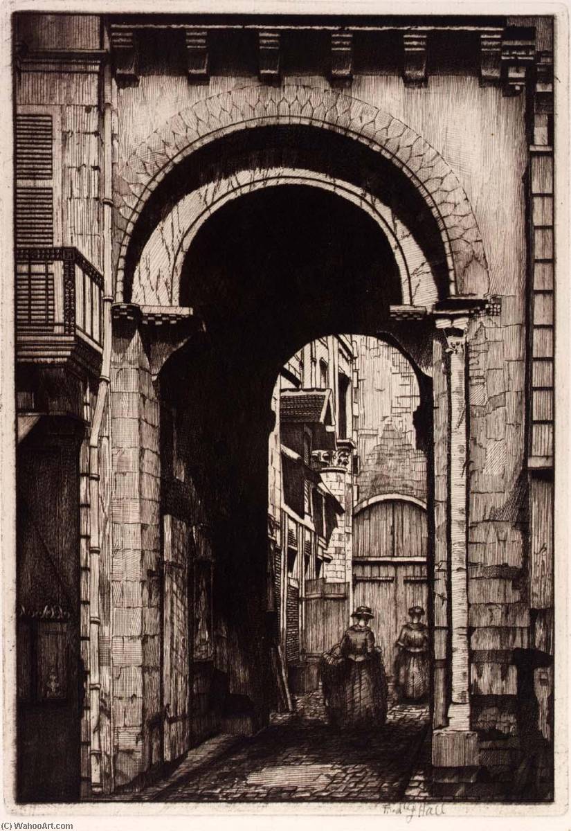 Ancient Doorway, Nevers — Frederick G Hall
