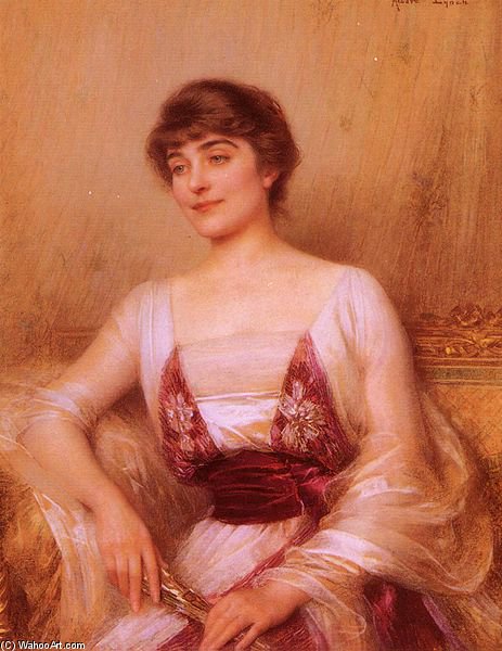 A Lady With A Fan — Albert Lynch