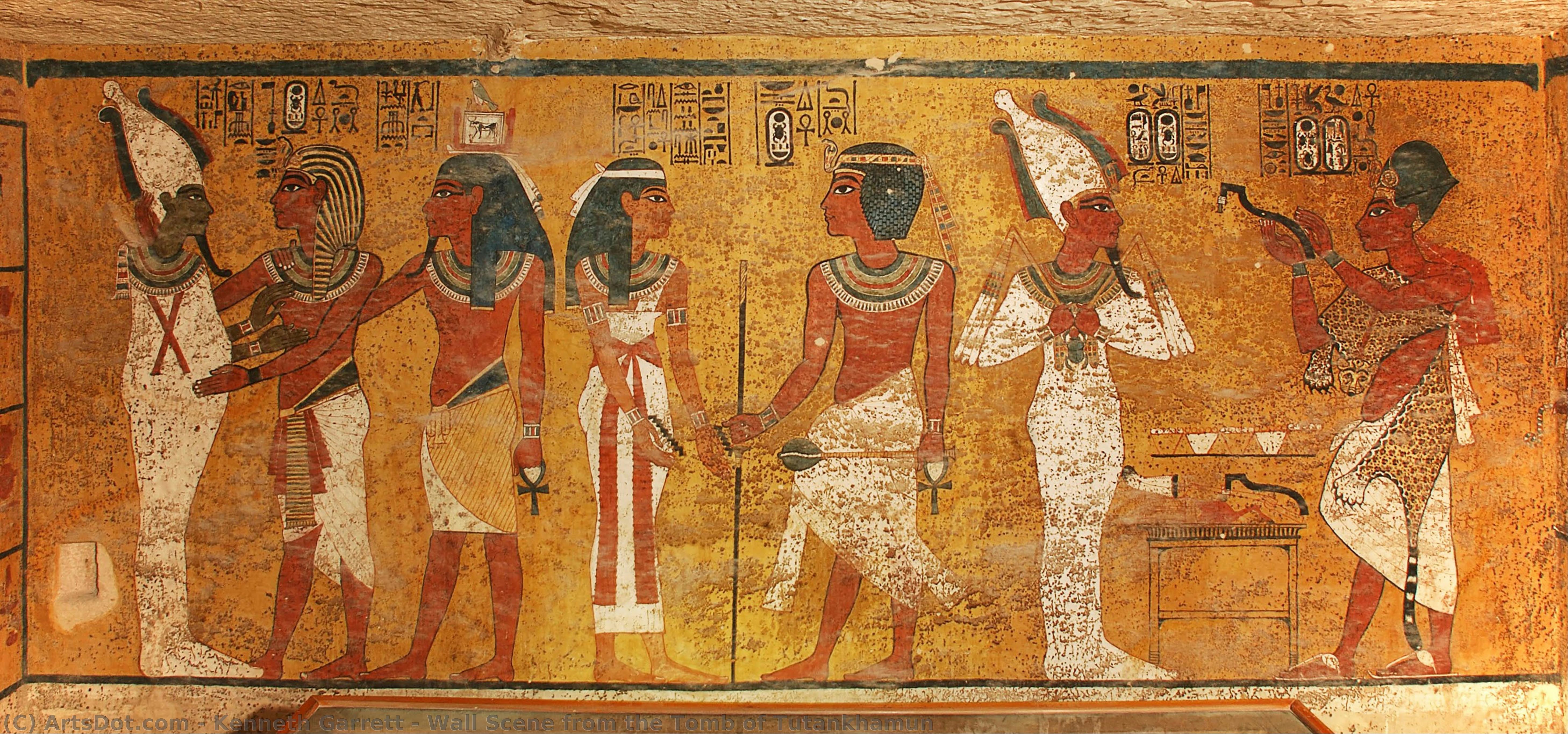Wall Scene From The Tomb Of Tutankhamun — Kenneth Garrett